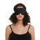 Alaska Bear Sleep Mask Silk Eye Cover with Contoured Padding for PressureFree Comfort Washable Sleeping Eyeshade Black