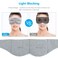 Weighted Sleep Mask Pain Relief Mask Cooling Sleep Eye Mask Cold Therapy Compression for Headache Migraine Sinus Pain Puffy Eyes Dry Eyes Light Blocking Eye Pillow Cotton Eye Cover Sleeping