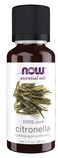 NOW Essential Oils Citronella Oil Freshening Aromatherapy Scent Steam Distilled 100 Pure Vegan Child Resistant Cap 1Ounce