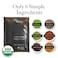 TruvaniVegan Pea Protein Powder  Chocolate  20g Organic Plant Based Protein  1 Serving  Keto  Gluten  Dairy Free  Low Carb  No Added Sugar