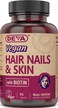 DEVAVegan Hair Nails  Skin Vitamins  Minerals with Biotin Supplement 90 Tablets
