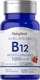 Piping RockVitamin B12 Sublingual 1000 mcg  120 Tablets  Methylcobalamin  Berry Flavor  NonGMO Gluten Free Supplement