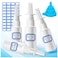 6 Pcs Nasal Spray Bottle Small Premium Empty Nose Spray Bottle Refillable Fine Mist Sprayers Atomizers with Funnels and Labels