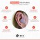 Silicone Ear Plugs  6 Pairs Vibes Reusable Earplugs For Sleep Custom Waterproof Moldable Gel 32 dB Best Sound Blocking Earplug Noise Reduction in Sleeping Travel Swimming Studying Construction