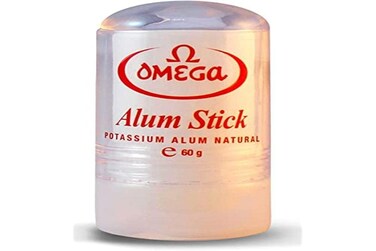 Omega Potassium Alum Stick After Shave Shaving Facial Toner Treatment of Razor Cuts  Nicks