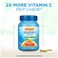 EmergenCImmune Chewables 1000mg Vitamin C Tablet with Vitamin D Immune Support Dietary Supplement for Immunity Orange Blast Flavor  14 Count