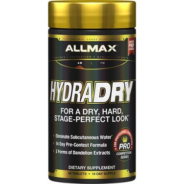 ALLMAX NutritionHydraDry 14Day PreContest Water Loss System 84 Tablets