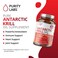Purity Labs Antarctic Krill Oil 2000mg Omega3 with Astaxanthin 800mcg Supplements to Support Memory Heart Brain Health  Rich in Omega 3 Fatty Acids DHA EPA  Phospholipids  60 Softgels