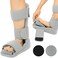 Vive Plantar Fasciitis Night Splint Plus Trigger Point Stretch Wedges  Soft Leg Brace Support Orthopedic Sleeping Immobilizer Stretch Boot Medium Mens 558 Womens 795