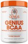 Genius BCAA Energy Powder Orange  Nootropic Amino Acids  Muscle Recovery  Natural Vegan BCAAs Workout Supplement for Women  Men Pre Intra  Post Workout  No Artificial Sweeteners
