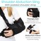 Vive Shoulder Abduction Sling  Immobilizer for Injury Support  Pain Relief Arm Pillow for Rotator Cuff Sublexion Surgery Dislocated Broken Arm  Brace Includes Pocket Strap Stress Ball Wedge