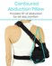 Vive Shoulder Abduction Sling  Immobilizer for Injury Support  Pain Relief Arm Pillow for Rotator Cuff Sublexion Surgery Dislocated Broken Arm  Brace Includes Pocket Strap Stress Ball Wedge
