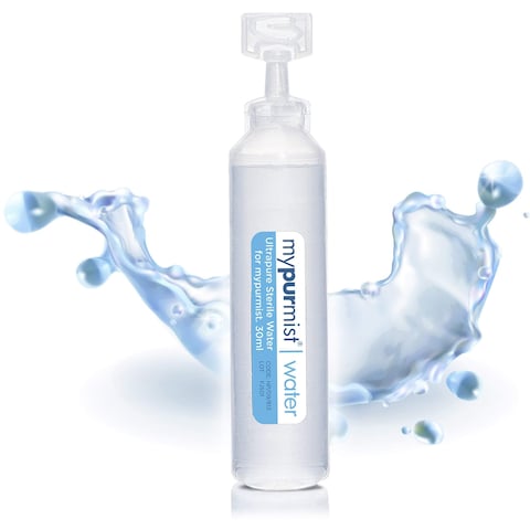 mypurmistUltrapure Sterile Water for Personal Steam Inhalers  Cleanest Water Vapor Free from allergens irritants and pollutants  Double Distilled  UltraFiltered  20 RefillsUp to 100 Sessions