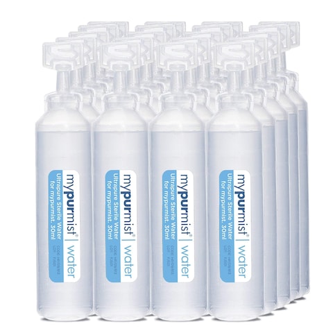 mypurmistUltrapure Sterile Water for Personal Steam Inhalers  Cleanest Water Vapor Free from allergens irritants and pollutants  Double Distilled  UltraFiltered  20 RefillsUp to 100 Sessions