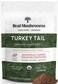 Real Turkey Tail Powder  Organic Mushroom Supplement with Potent Mushroom Extract for Gut Energy Brain  Immune Support  Vegan NonGMO 45 Servings