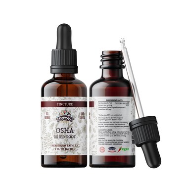 OSHA Root Liquid Extract for Respiratory Support Organic OSHA Tincture Natural Lung Detox 2 Fl Oz