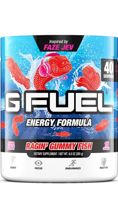 G Fuel FaZe Jev Sugar Free Energy Powder 98 oz 40 Servings