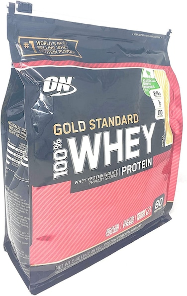 Optimum Nutrition Gold Standard 100 Whey Protein Vanilla Ice Cream 80 Servings