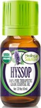 Healing Solutions Oils 033 oz Hyssop Essential Oil Organic Pure Undiluted Hyssop Oil for Hair Diffuser 10ml Organic Hyssop Oil Hyssop Essential Oil for Skin Therapeutic Grade Essential Oil