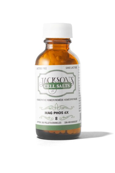 Jacksons Cell Salt 8 Mag phos 6X 500 Pellet Bottle  Certified Vegan Lactosefree Magnesia phosphorica 6X