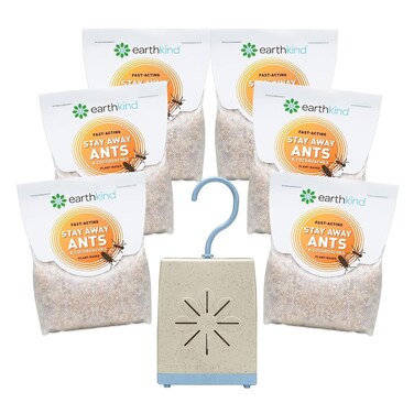 EarthKind Stay Away Ants  Cockroaches Deterrent Pouches  EasytoUse Botanical Pest Control  for Kitchen Pantry Countertops  Food Spaces  6Pack with Extended Release Pouch Pod