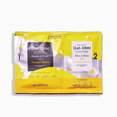 GelOhh Jelly Spa Bath Pineapple Breeze 1 pack