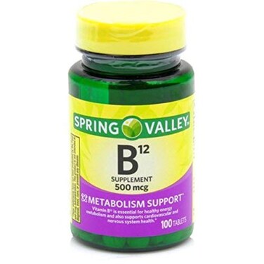 Spring Valley  Vitamin B12 500 mcg 100 Tablets