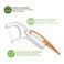 Plackers Orthopick Flosser for Braces Pack of 2 36 Flossers Each