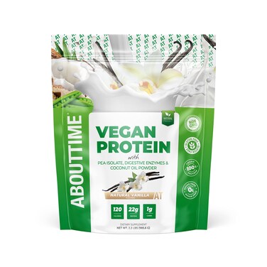 About Time Vegan Protein Supplement Vanilla 2 Pound