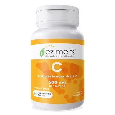 EZ Melts Dissolvable Vitamin C 500 mg SugarFree 1Month Supply