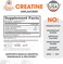 Genius Micronized Creatine Monohydrate Powder Post Workout Supplement Unflavored  100 Naturally Flavored  Sweetened  Supports Muscle Building Cellular Energy  Cognitive Function  170g
