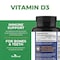 ForestLeaf Vitamin D3 10000IU  Bone Health and Immune Support  Small Easy to Swallow Capsules  NonGMO Gluten Free VIT D  VIT D3 Vitamin D Supplements for Women and Men 180 Count