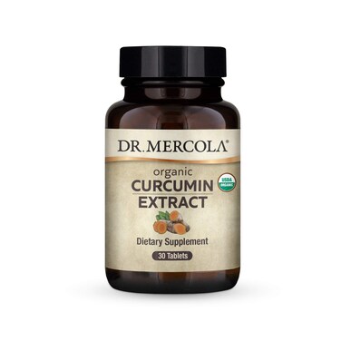 Dr MercolaOrganic Curcumin Extract 30 Servings 30 Tablets Dietary Supplement Supports a Healthy Inflammatory Response NonGMO Certified USDA Organic