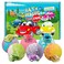 CF Natural Daily Cars Bath Bomb Gift Set with PullBack Cars Inside 6 Pack 7oz Huge Bath Bombs for Kids Organic Rich Foam and Strong Fizzie Bath Bombs for Chrildren