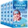 40 Sheets Cooling Patches for Fever Discomfort  Pain Relief Cooling Relief Fever Reducer Soothe Headache Pain 10 Count Per Box 4 Boxes