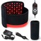 SerforyRed Infrared Light Therapy Belt for Pain Relief Combo 660nm and 850nm Flexible Wearable Wrap Pad with Timer for Waist Back Shoulder