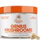 Genius Mushroom Supplement  Lions Mane Cordyceps Reishi  Brain Nootropic for Energy Focus Overall Wellness  Immune Support 180 Veggie Pills