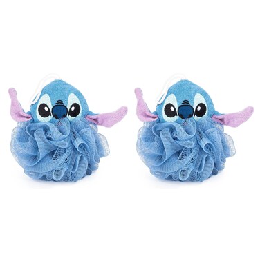Disney Lilo  Stitch 2 Piece Loofah Set  Kids Bath  Shower Body Scrubber Sponge