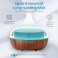 Ultimate Aromatherapy Diffuser  Essential Oil Set  Ultrasonic Top 10 Oils Modern with 4 Timer 7 Ambient Light Settings Therapeutic Grade Lavender