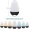 HealthSmart Essential Oil Diffuser Cool Mist Humidifier and Aromatherapy Diffuser FSA HSA Eligible with 500ML Tank for Large Rooms Adjustable Timer Mist Mode and 7 LED Light Colors White