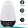 HealthSmart Essential Oil Diffuser Cool Mist Humidifier and Aromatherapy Diffuser FSA HSA Eligible with 500ML Tank for Large Rooms Adjustable Timer Mist Mode and 7 LED Light Colors White