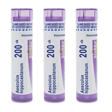 BoironAesculus Hippocastanum 200Ck Homeopathic Medicine for Hemorrhoids  Pack of 3 240 Pellets