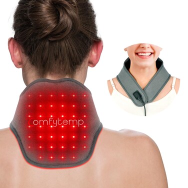 Comfytemp Red Light Therapy for Neck Infrared Light Therapy Belt for Neck Cervical Pain Relief  Relax Portable Red Light Therapy Wrap Device with 48 Lamps 3 Chips Great for Home Office Travel