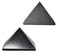 2 pcs Authentic Shungite Pyramids Set 80 mm  314 Polished and Unpolished Real Shungite Stones Crystal Pyramid Home Protection Room Office Desk Decor Authentic Black Crystals