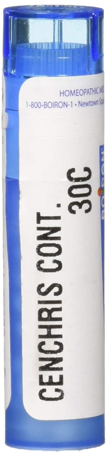 BoironCenchris Contortrix 30C Md 80 Pellets for Apprehension worsened When Lying Down