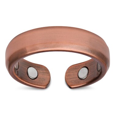Smarter LifeStyle 2 Pack Elegant Copper Magnetic Ring for Men And Women  Magnetic Copper Rings Size 07