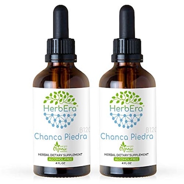 Chanca Piedra B120 2pcs AlcoholFree Herbal Extract Tincture Concentrated Liquid Drops Natural Chanca Piedra Phyllanthus niruri Dried Herb 2x4 fl oz