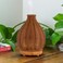 SpaRoomBoho Essential Oil Ultrasonic Misting Diffuser for Aromatherapy Dark Brown