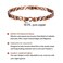 BioMag Copper Bracelets for Women Copper Magnetic Bracelets with 3500Gauss MagnetsAdjustable Link Bracelet Jewelry Gift