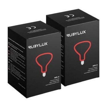 RubyLux NIRA Near Infrared Bulb Grade A 2 Pack